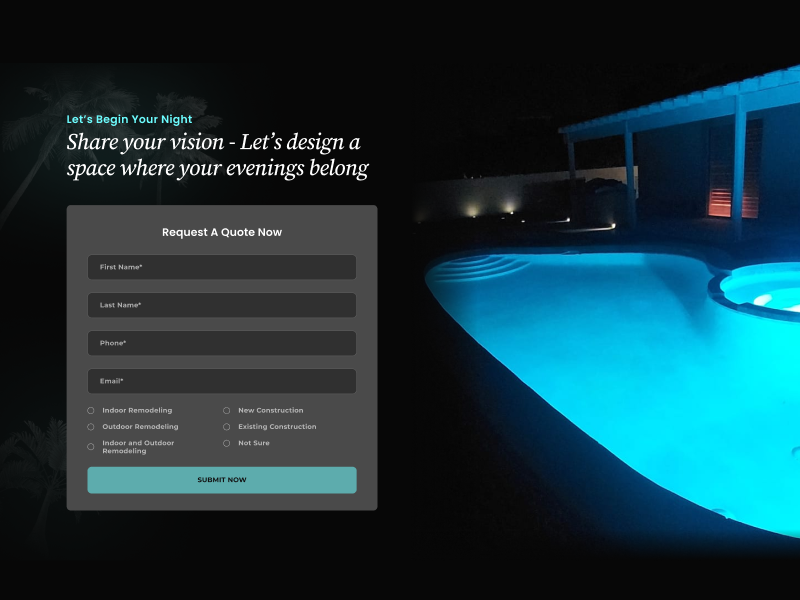 Hospitality · Contact Page