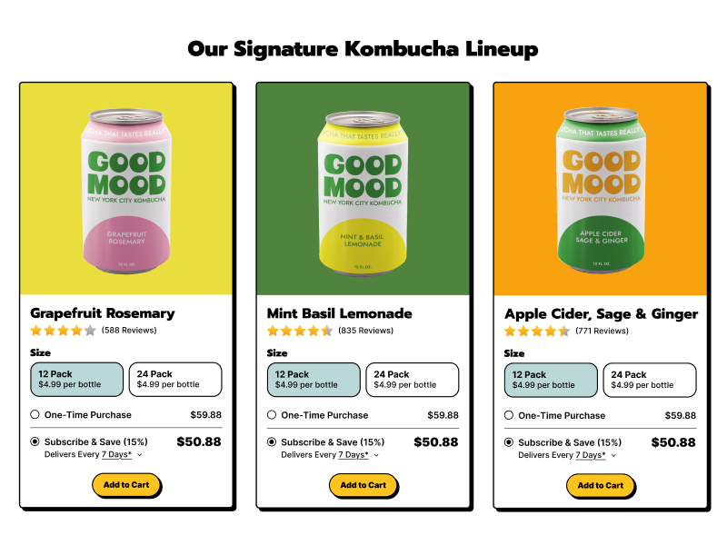Beverage DTC · Product Page