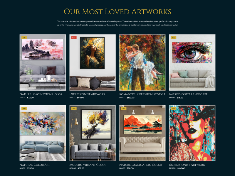 Home Decor DTC · Homepage Design