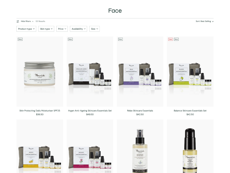 Wellness DTC · Product Grid