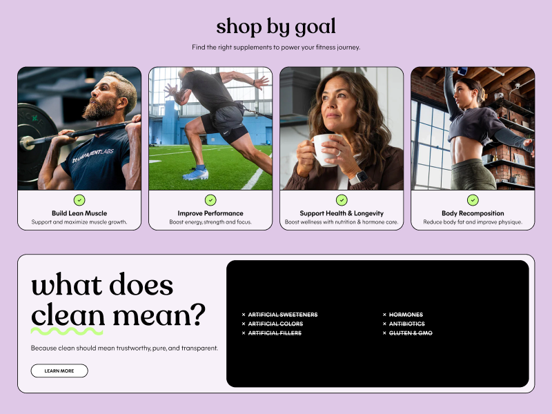 Supplements DTC · Storefront